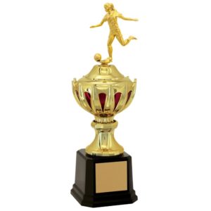 Troféu de Futebol Feminino com 43cm - Image 1