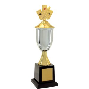 Troféu de  Baralho com 53cm