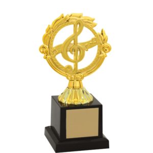 Troféu de Música com 20cm