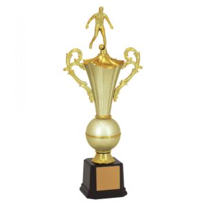 Troféu de futebol Prata com 83cm - Image 2