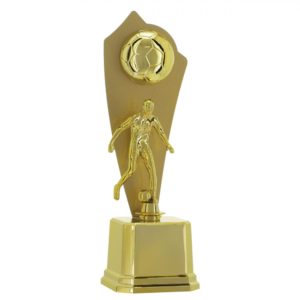 Troféu de Futebol dourado com 38cm