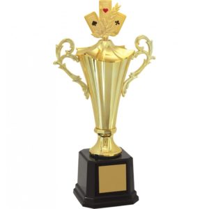 Troféu de Baralho com 67cm