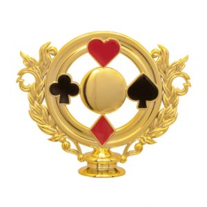 Estatueta para Troféu de Baralho Esmaltado Grupo 10 Ref: BR-DOE-060