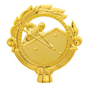 Estatueta para Troféu de Ramo com Sinuca / Snooker Grupo 10 Ref: 3010-3010-SN-DO