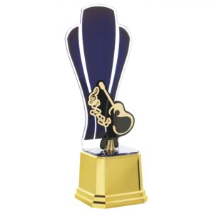 Troféu de Música em acrílico com 41cm (Lançamento 2019)