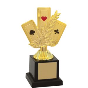 Troféu de Baralho com 20cm