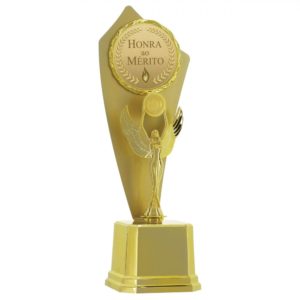 Troféu Vitória dourado com 44cm