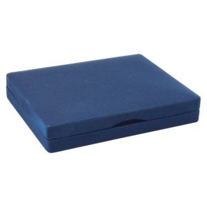 Estojo azul em Tecido para placas 16cmX12cm Ref.: EJ-1612-AZ