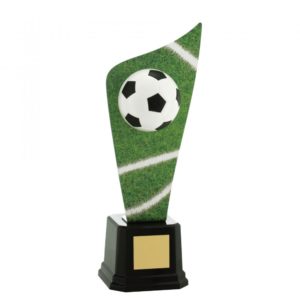 Troféu Plate Sticker Futebol com 33cm