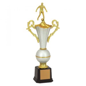 Troféu de futebol prata com 64cm - Image 1