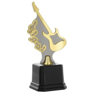 Troféu de Música (Guitarra) em acrílico com 24cm (Lançamento 2019)