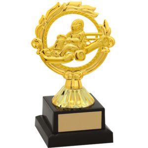 Troféu de Kart com 18cm