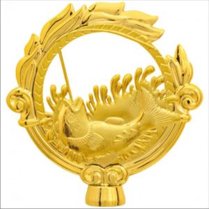 Estatueta para Troféu de Ramo com Peixe / Pesca Grupo 10 Ref: 3010-PX-DO