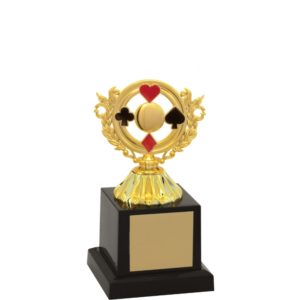 Troféu de Baralho com 20cm