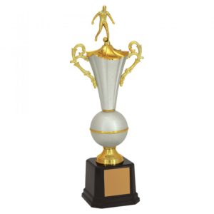Troféu de futebol Prata com 83cm - Image 1