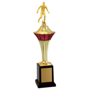 Troféu de futebol com 39cm