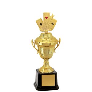 Troféu de Baralho com 31cm