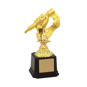 Troféu de Karaokê com 14cm