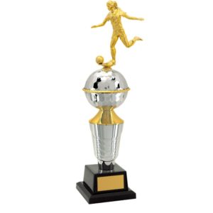 Troféu de Futebol Feminino com 44cm - Image 1