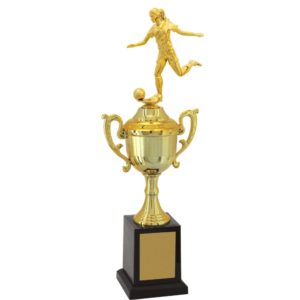 Troféu de Futebol Feminino com 37cm - Image 1