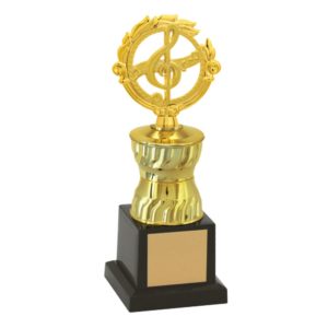 Troféu de Música com 25cm