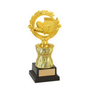 Troféu de Tenis de Mesa com 28cm