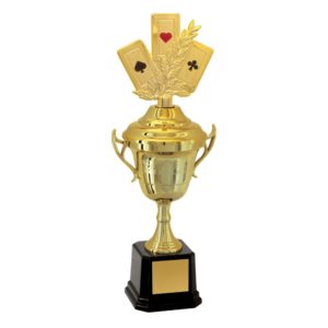 Troféu de Baralho com 41cm