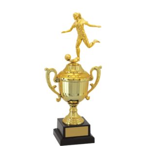 Troféu de Futebol Feminino com 30cm - Image 1