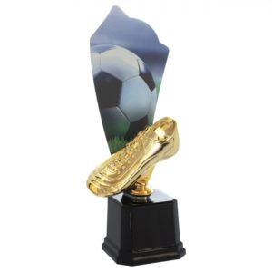 Troféu Plate Sticker de Artilheiro com 44cm