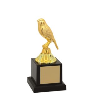 Troféu de Ornitologia com 20cm