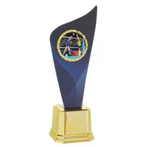 Troféu Plate Sticker de Vôlei com 40cm