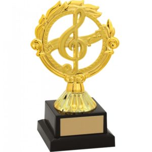 Troféu de Música com 18cm