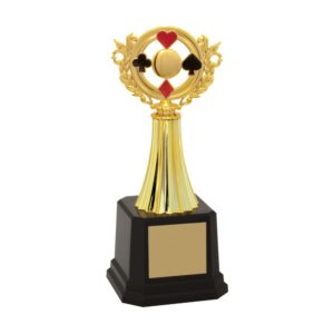 Troféu  de Baralho com 27cm