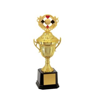 Troféu de Baralho com 34cm