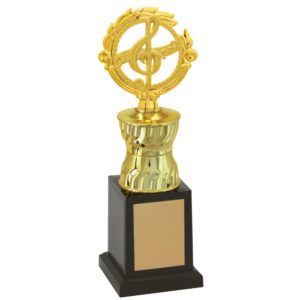 Troféu de Música com 28cm