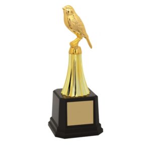 Troféu  de Canário com 27 cm