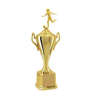 Troféu de Futebol Feminino com 58cm