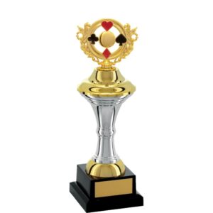Troféu de Poker / Baralho com 31cm - Image 1