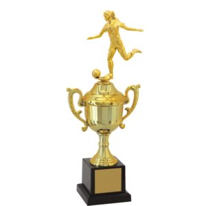 Troféu de Futebol Feminino com 33cm - Image 1