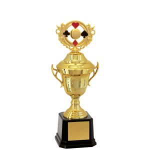 Troféu de Baralho com 31cm
