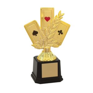 Troféu de Baralho com 14cm