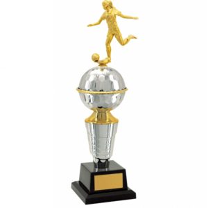 Troféu de Futebol Feminino com 40cm - Image 1
