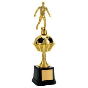 Troféu de futebol com 32cm na cor dourada - Image 1