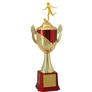 Troféu de Futebol Feminino com 64CM