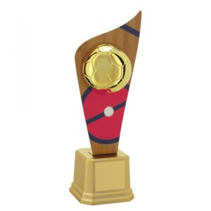 Troféu Plate Sticker Futsal com 40cm
