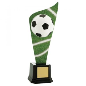 Troféu Plate Sticker Futebol com 46cm