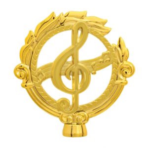 Estatueta para Troféu de Ramo Clave de Sol Grupo 10 Ref: 3010-CS-DO