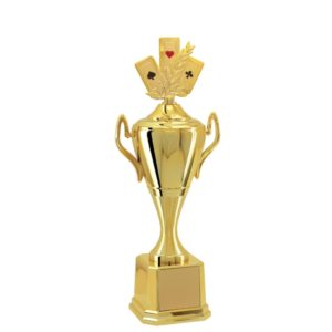 Troféu de Baralho com 58cm