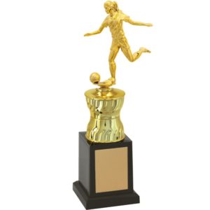 Troféu de Futebol Feminino com 28cm