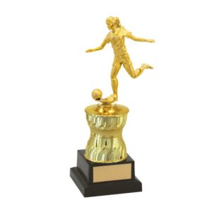 Troféu de Futebol Feminino com 28cm